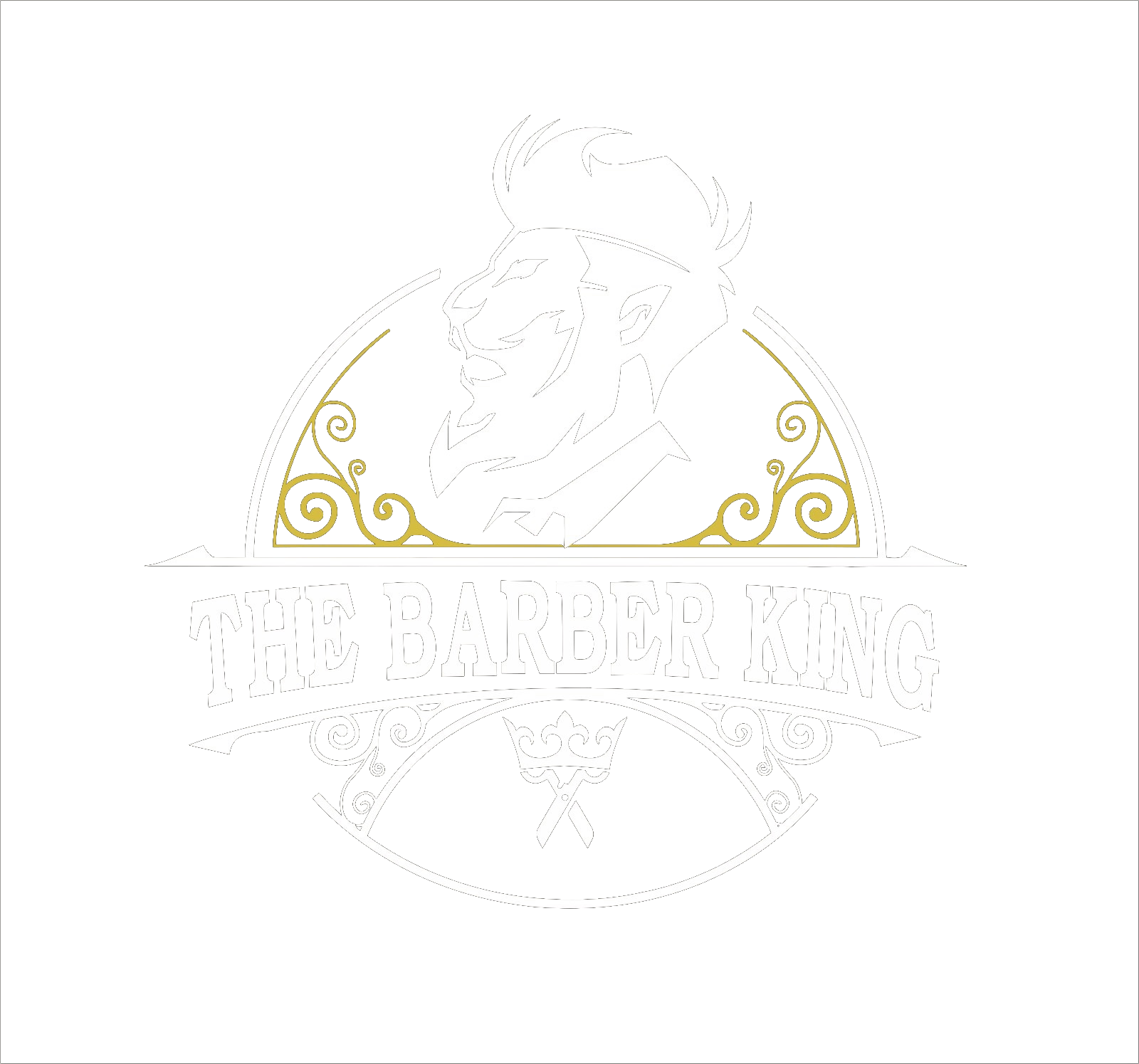 Логото на The Barber King